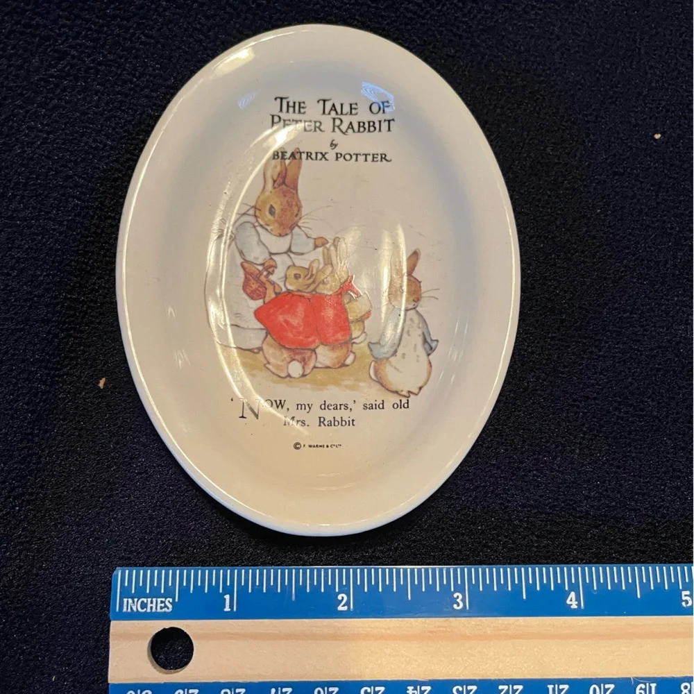 Beatrix Potter Vanity Tray - White and Red